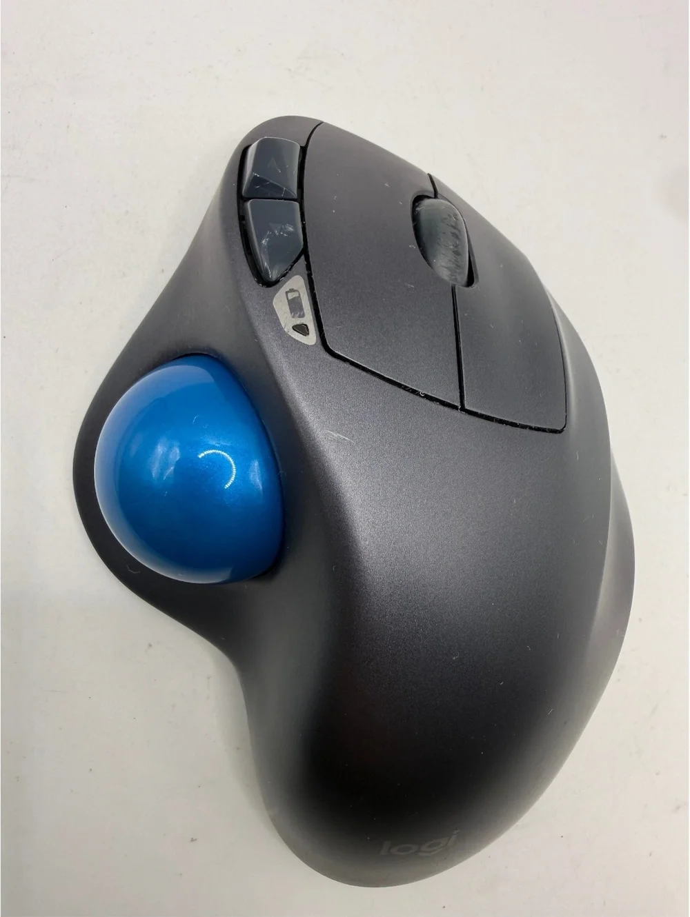 Logitech M570 Wireless Trackball Mouse Gray with usb receiver